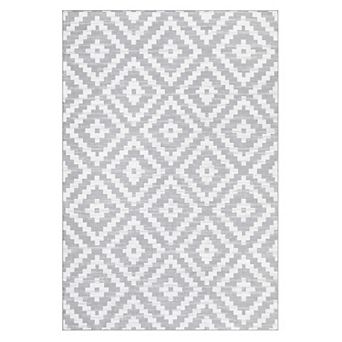 Garvee Modern Trellis Rug Machine Washable Soft Shaggy Floor Carpet