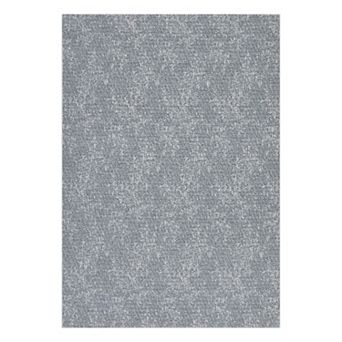 Garvee Textured Jacquard Washable Area and Modern Solid Rug