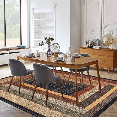 Garvee Modern Stain Resistant Carpet for Home Decor & Indoor Machine Washable Area Rug