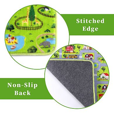 Garvee Educational Car Rug Non Slip Kids Foam Rug