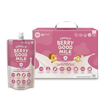 Choolip Berry Good Pet Milk - Vitamin-infused Milk for Cats and Dogs - Kidney, Urinary Supplement