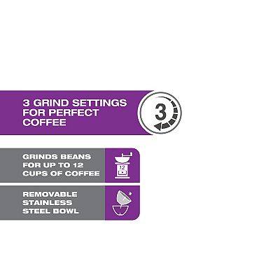 Salton Stainless Steel Intelligent Coffee Grinder