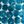 Teal Dot Print