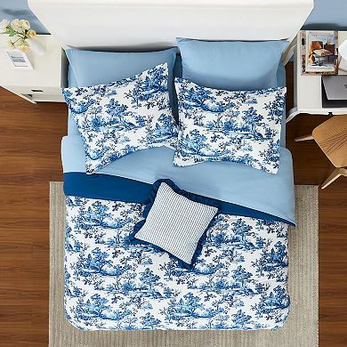 Modern Threads Shaya Toile Floral 8-Piece Comforter Set