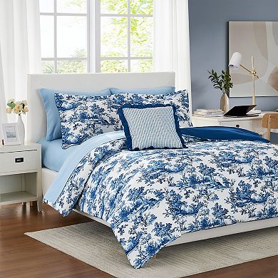 Modern Threads Shaya Toile Floral 8-Piece Comforter Set