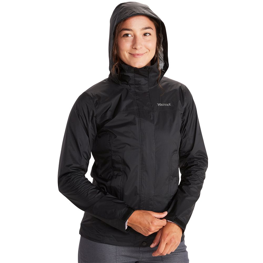 Marmot Women's Precip Eco Rain Jacket Black Size XX-Large