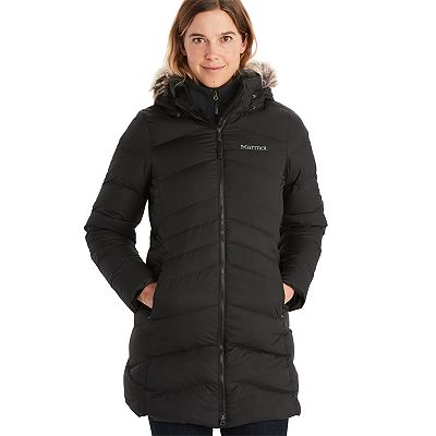 Women s Marmot Montreal Faux Fur Trimmed Removable Hood Down Parka