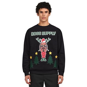 Dogg Supply Holiday Graphic Fleece Sweatshirt