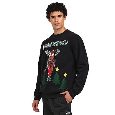 Dogg Supply Holiday Graphic Fleece Sweatshirt