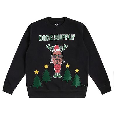 Dogg Supply Holiday Graphic Fleece Sweatshirt