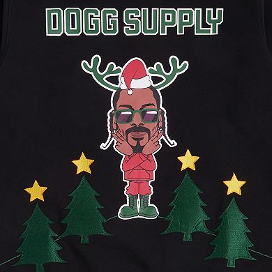 Dogg Supply Holiday Graphic Fleece Sweatshirt