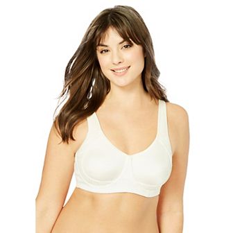 Comfort Choice Women's Plus Size Lace Out Wire Bra