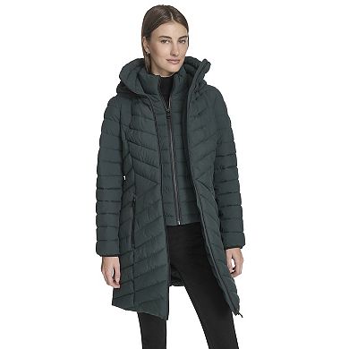 Women's Andrew Marc Bibbed Puffer Walker