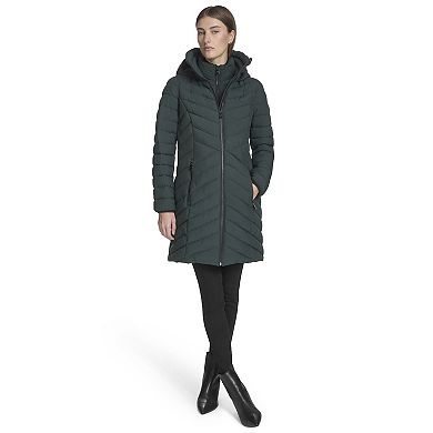 Women's Andrew Marc Bibbed Puffer Walker