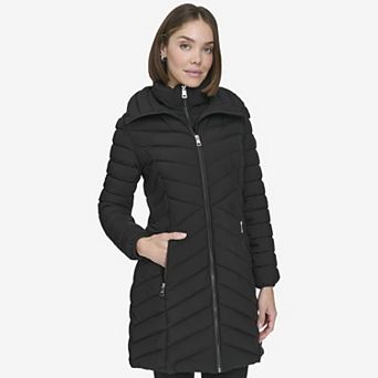 Women's Andrew Marc Bibbed Puffer Walker