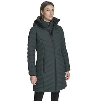 Women's Andrew Marc Bibbed Puffer Walker