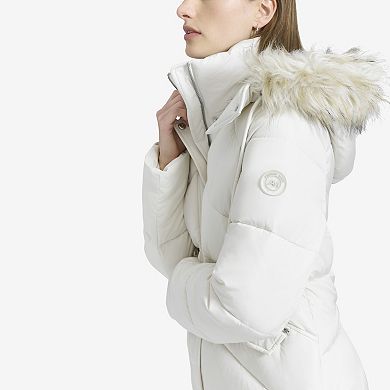 Women's Andrew Marc Faux-Fur Trimmed Puffer Jacket