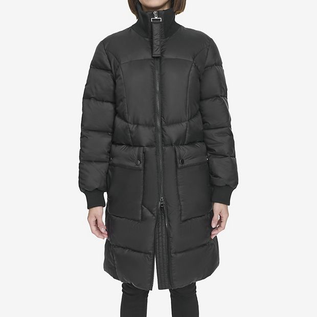 Andrew marc black puffer jacket on sale