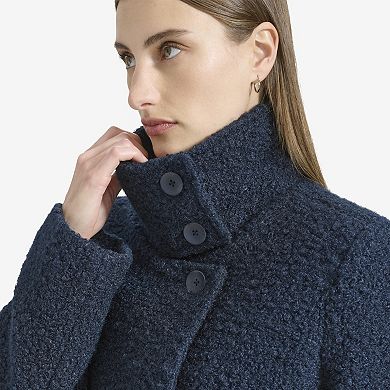 Women's Andrew Marc Boucle Tailored Coat