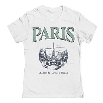 Junior's Paris Sage Graphic Tee