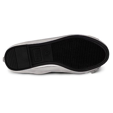 sugar Nilah Girls' Sparkle Bow Ballet Flats