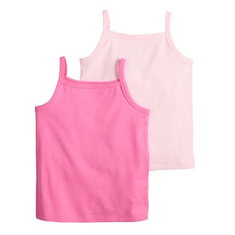 Girls 4-12 Jumping Beans® 2-pack Essential Cami Tank Top Set