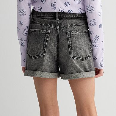 Girls 6-20 SO® High Rise Relaxed-Fit Denim Shorts in Regular & Plus Size