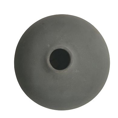 Everyday Decor Black Stout Antiqued Vase