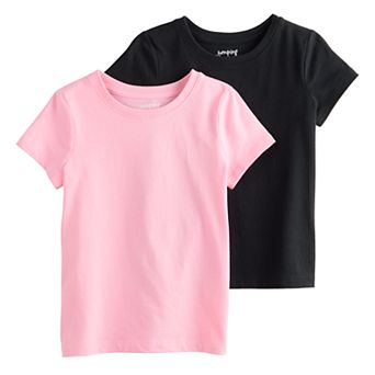 Girls 4-12 Jumping Beans® 2 pk Essential Short Sleeve Tee