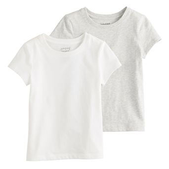 Girls 4-12 Jumping Beans® 2 pk Essential Short Sleeve Tee