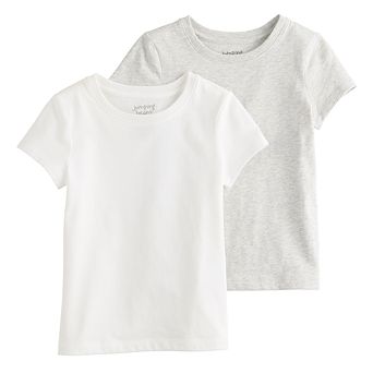 Baby & Toddler Girl Jumping Beans® 2 pk Essential Short Sleeve Tees