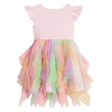 Baby & Toddler Girls Jumping Beans® Cascading Ruffle Cap Sleeve Dress