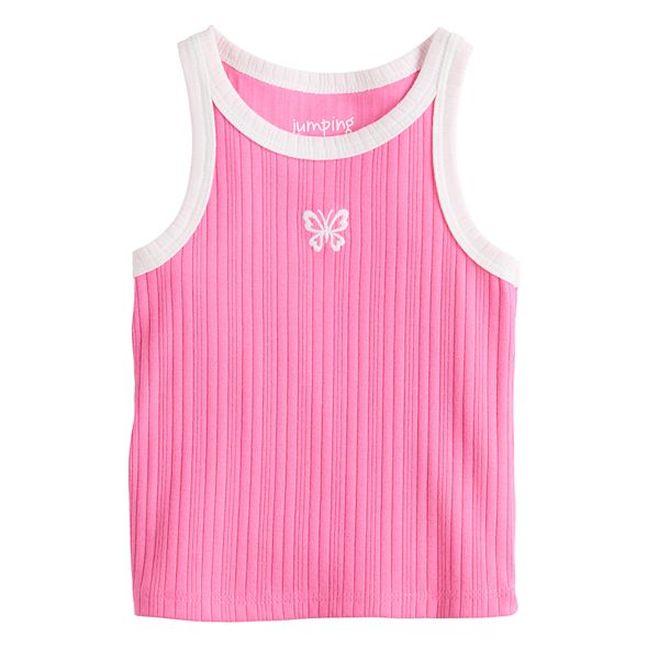 Baby & Toddler Girl Jumping Beans® Racerback Rib Tank Top