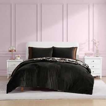 Betsey Johnson Velvet Pink Comforter Set