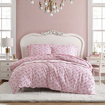 Betsey Johnson Ballet Bows Pink Duvet Set