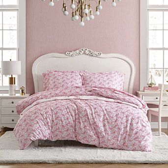 Betsey Johnson Ballet Bows Pink Duvet Set