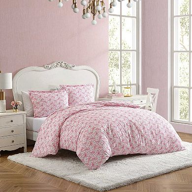 Betsey Johnson Ballet Bows Pink Duvet Set