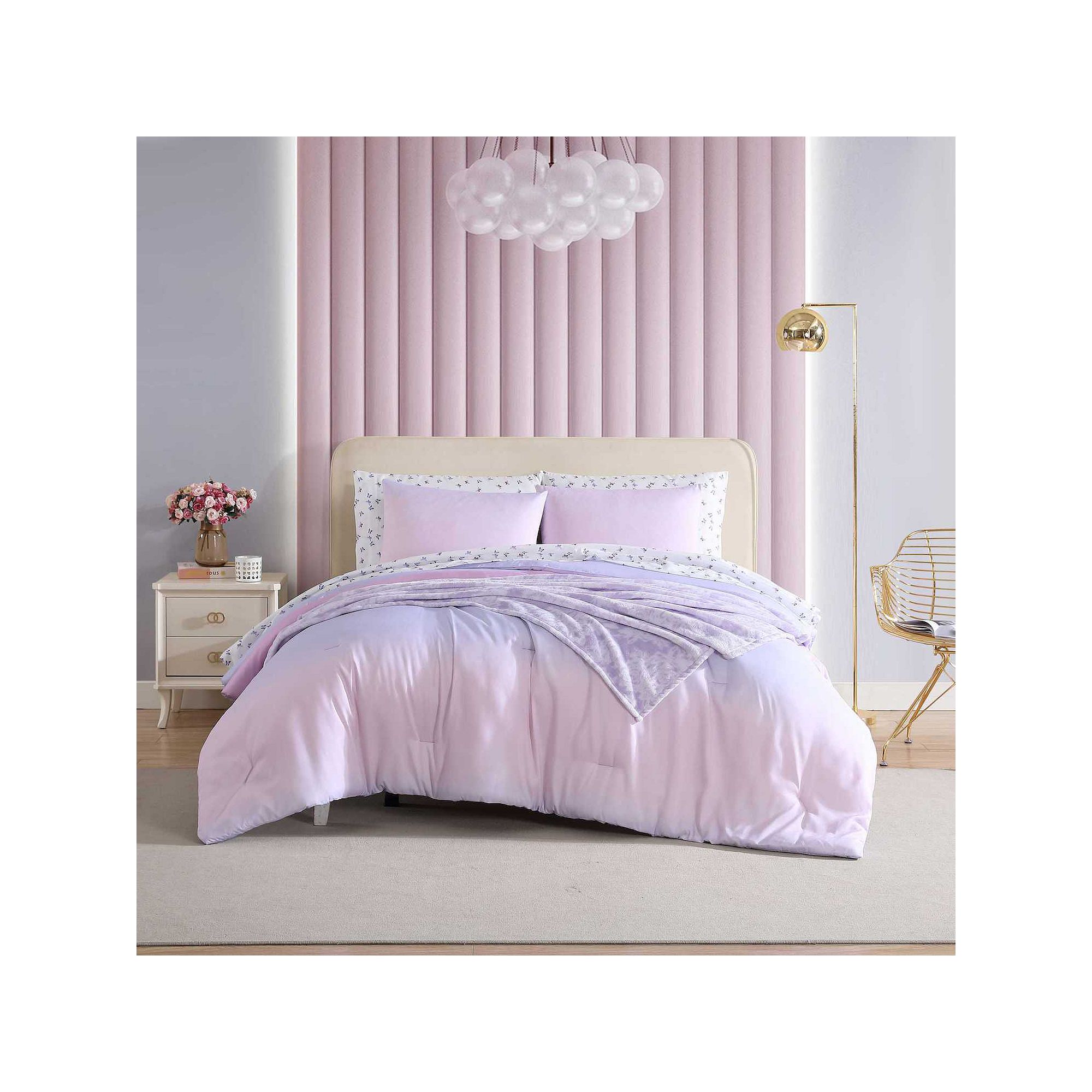 Betsey Johnson Ombre Purple Comforter Set