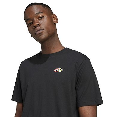 Big & Tall adidas Lounge Mini Embroidery Graphic Sportswear T-Shirt
