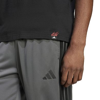 Big & Tall adidas Lounge Mini Embroidery Graphic Sportswear T-Shirt