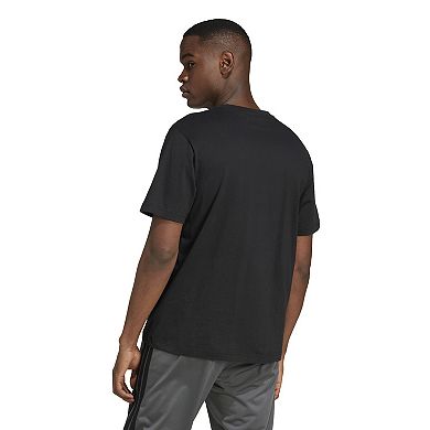 Big & Tall adidas Lounge Mini Embroidery Graphic Sportswear T-Shirt