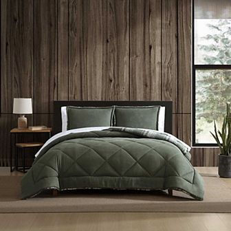 Eddie Bauer Big Lake Plaid Comforter Set with Shams