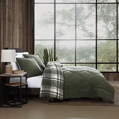Eddie Bauer Big Lake Plaid Comforter Set with Shams