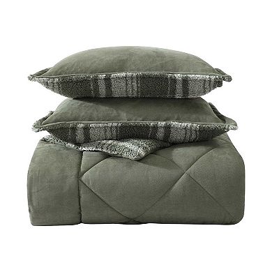 Eddie Bauer Big Lake Plaid Comforter Set with Shams