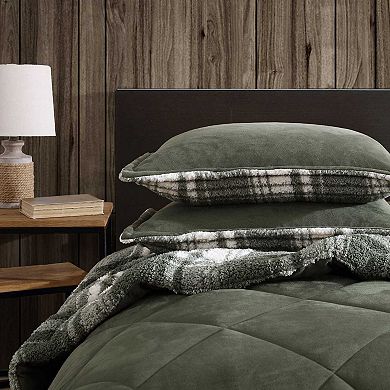 Eddie Bauer Big Lake Plaid Comforter Set with Shams