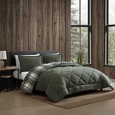 Eddie Bauer Big Lake Plaid Comforter Set with Shams