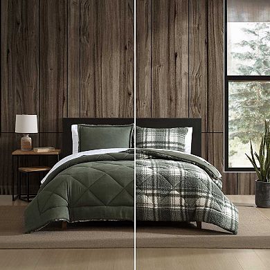 Eddie Bauer Big Lake Plaid Comforter Set with Shams