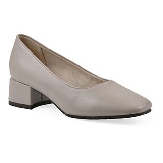 Cliffs by White Mountain Quintesa Women's Block Heel Pumps