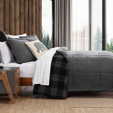 Eddie Bauer Cabin Plaid Comforter Set with Shams