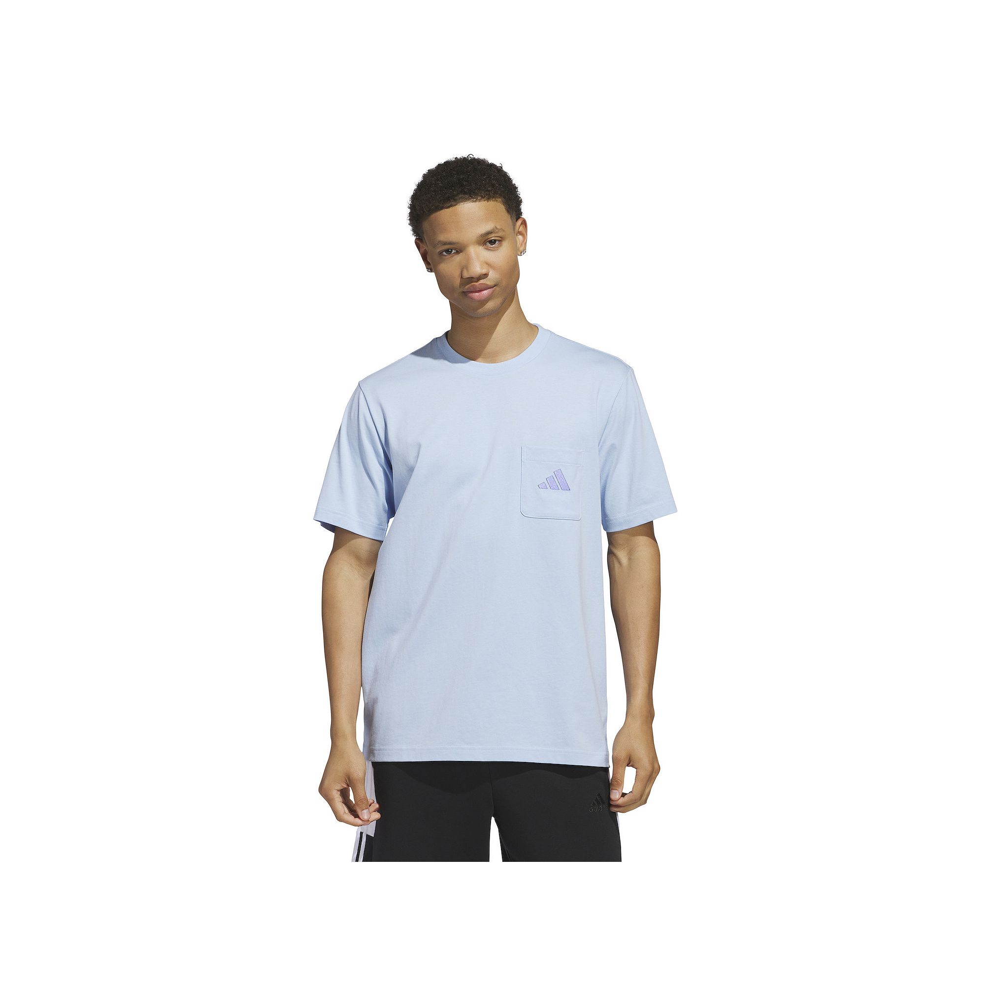 Big & Tall adidas 3-Bar Sportswear Pocket T-Shirt, Mens, Size: XXL Tall, P